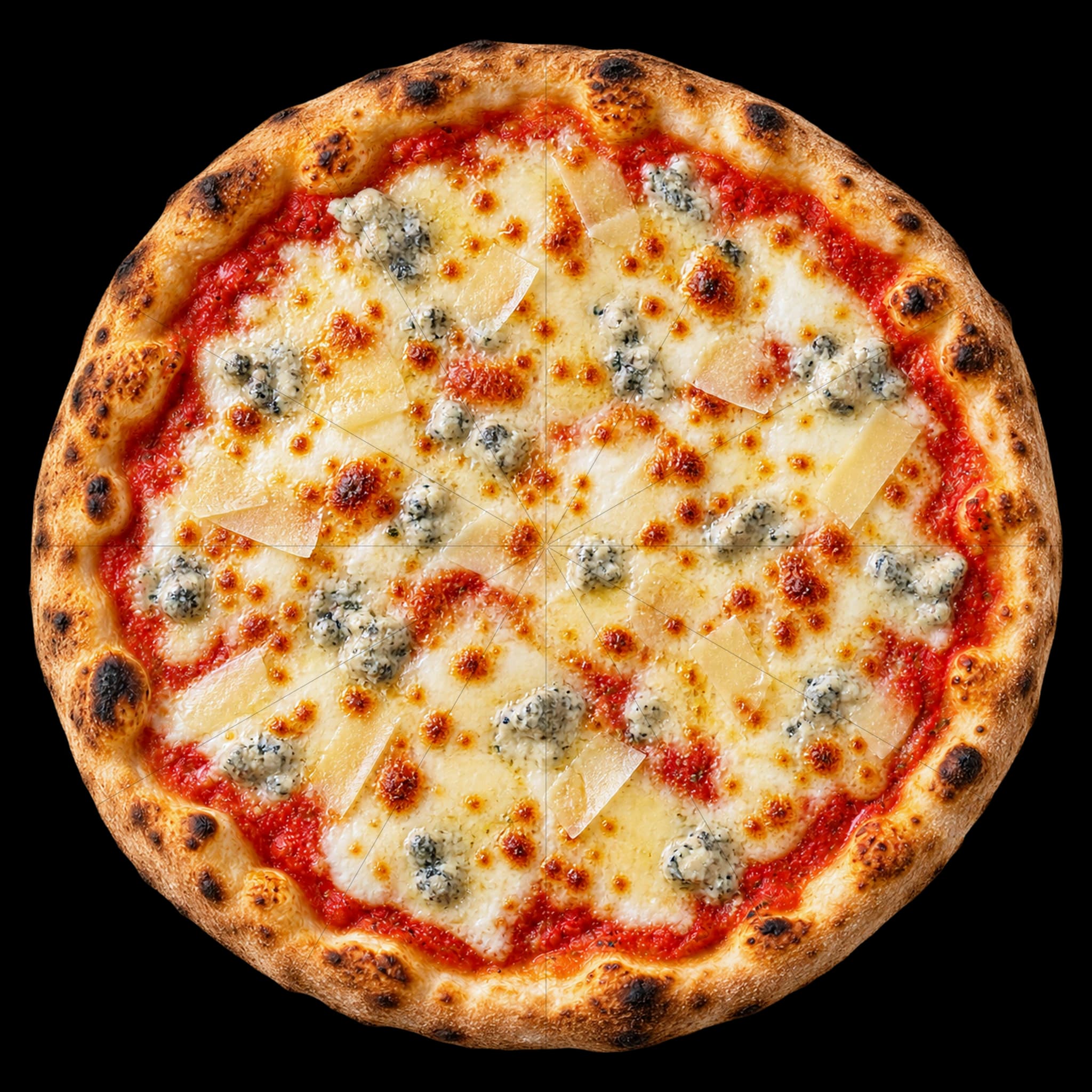 Pizza inteira de Quatro queijos