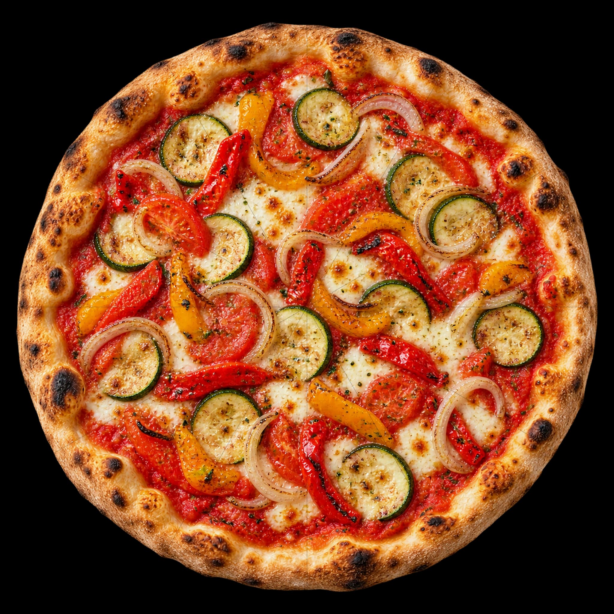 Pizza inteira de Vegetariana